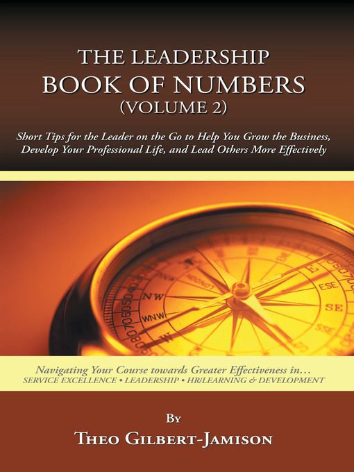 Title details for The Leadership Book of Numbers, Volume 2 by Theo Gilbert-jamison - Available